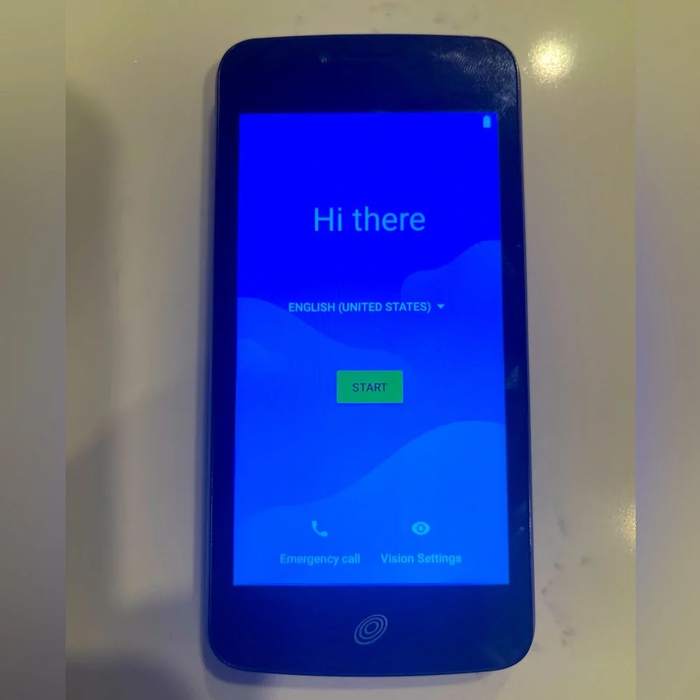 TracFone wireless, android black and silver